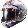 Modular * | Ls2 Helmets Ls2 Valiant Ii Revo Helmet Red/White/Blue