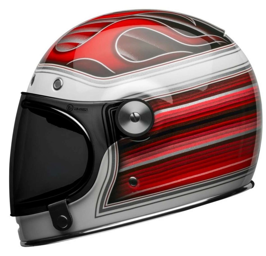 Full Face * | Bell Helmets Bell Bullitt Barracuda Se Helmet Red/White/Blue