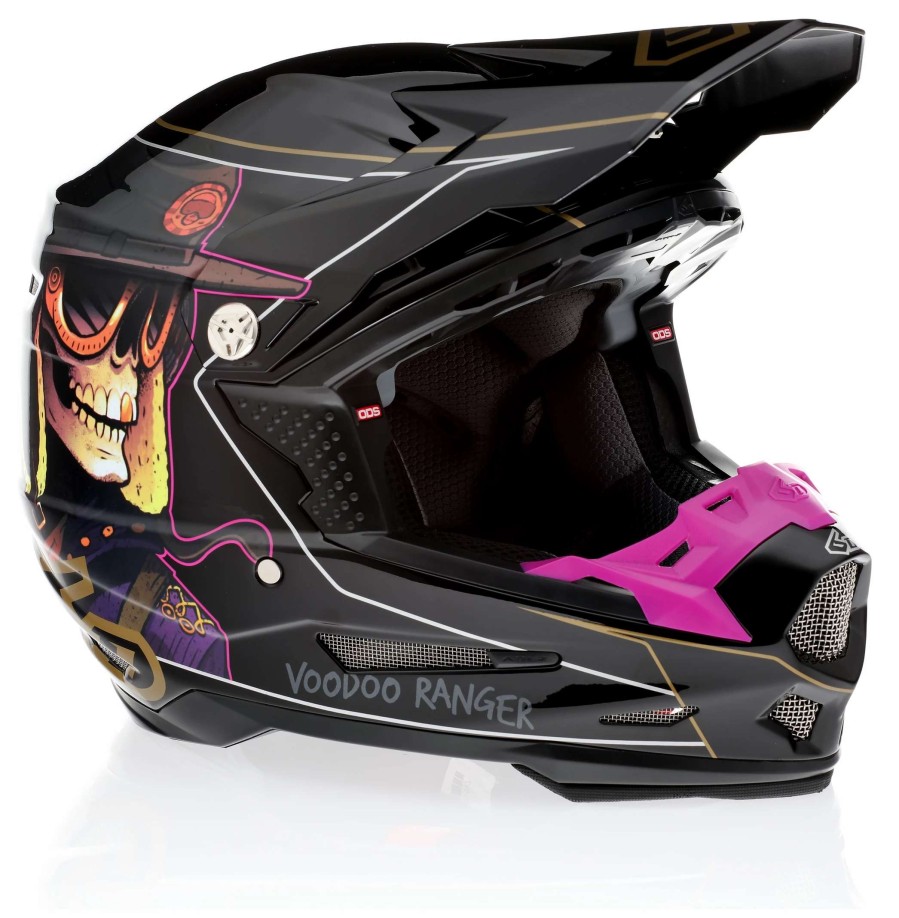 Dirt * | 6D Helmets 6D Atr-2 Voodoo Ranger Helmet Gloss Black