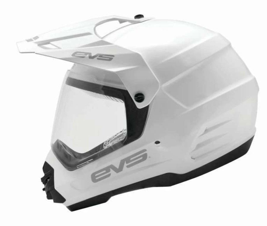 Dirt * | Evs T5 Dual Sport Venture Helmet Solid / Md [Open Box] White