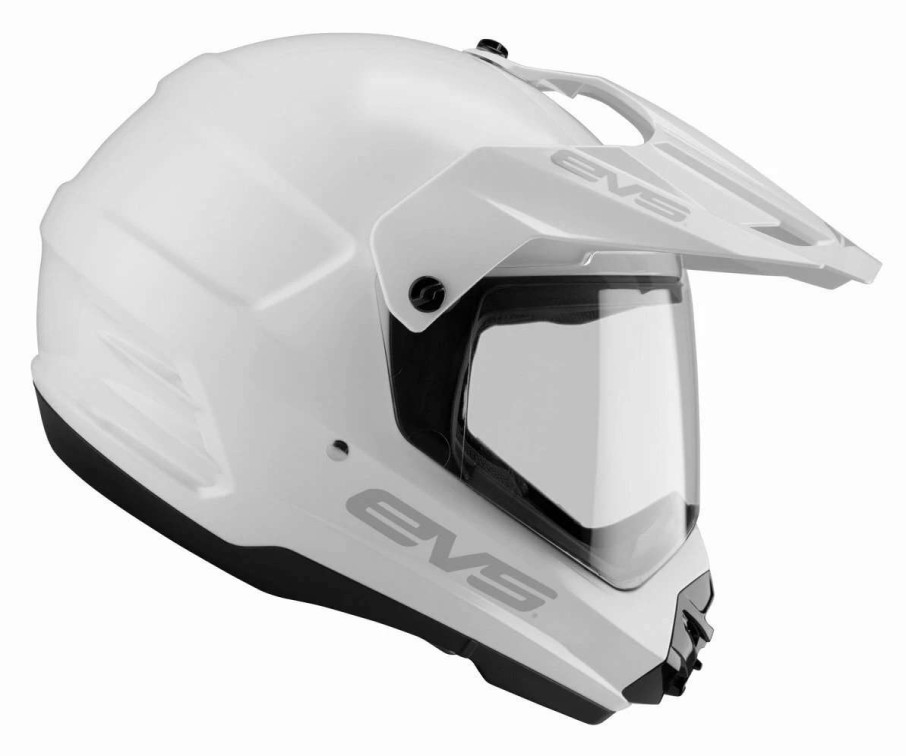 Dirt * | Evs T5 Dual Sport Venture Helmet Solid / Md [Open Box] White