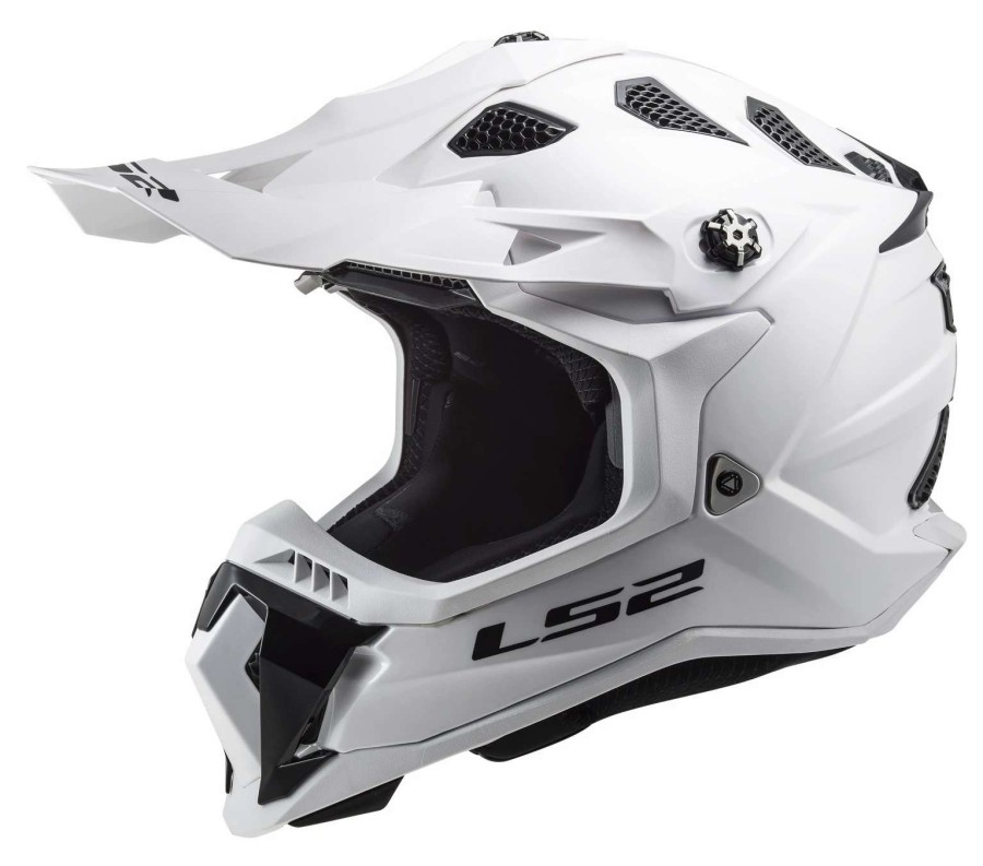 Dirt * | Ls2 Helmets Ls2 Subverter Evo Helmet Solid / Xl [Open Box] White