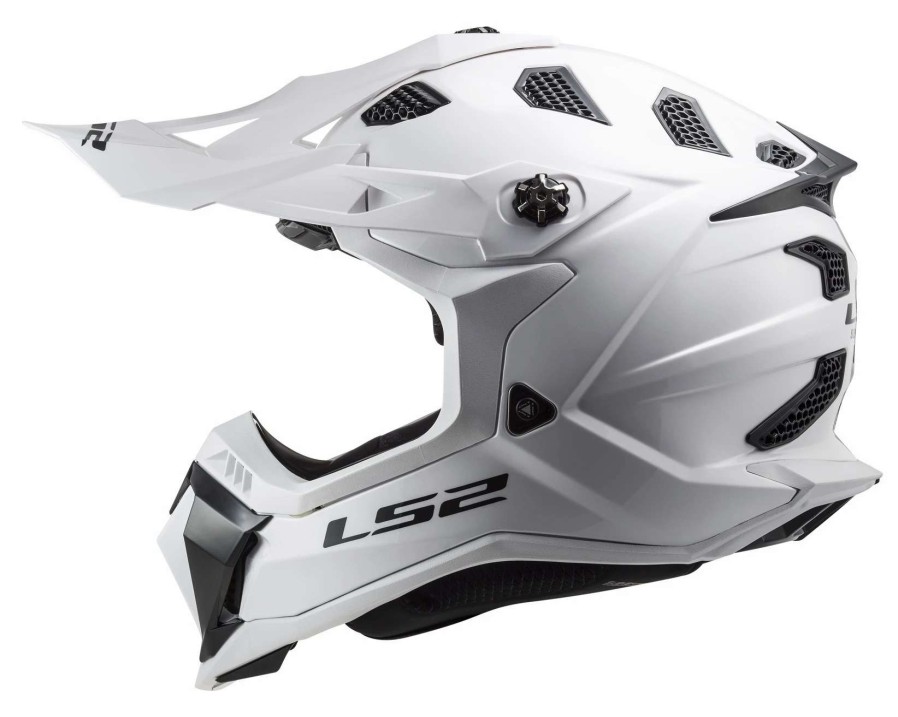 Dirt * | Ls2 Helmets Ls2 Subverter Evo Helmet Solid / Xl [Open Box] White