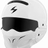 Open Face & 3/4 * | Scorpion Exo Covert Helmet White