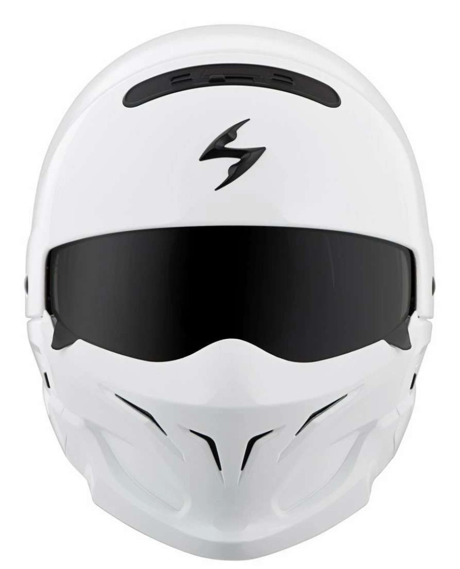 Open Face & 3/4 * | Scorpion Exo Covert Helmet White