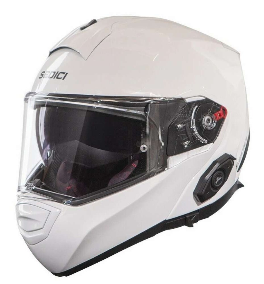 Modular * | Sedici Sistema Ii Parlare Bluetooth Helmet / Md [Blemished Very Good] White