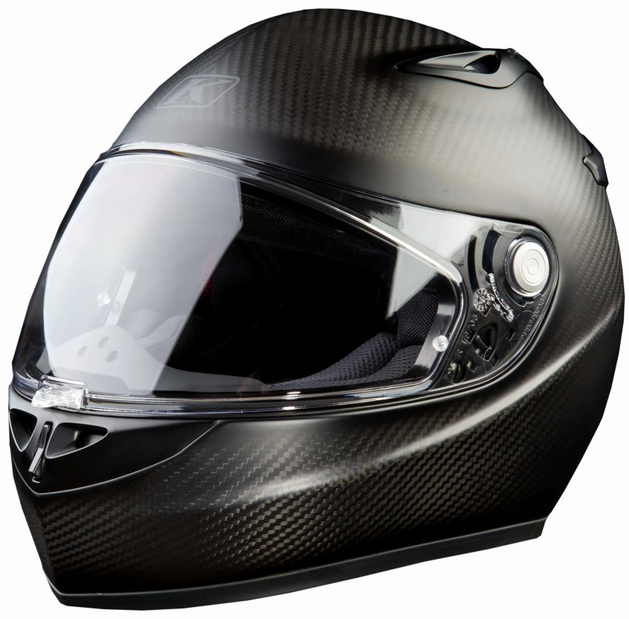 Full Face * | Klim K1R Raw Karbon Helmet Matte Black