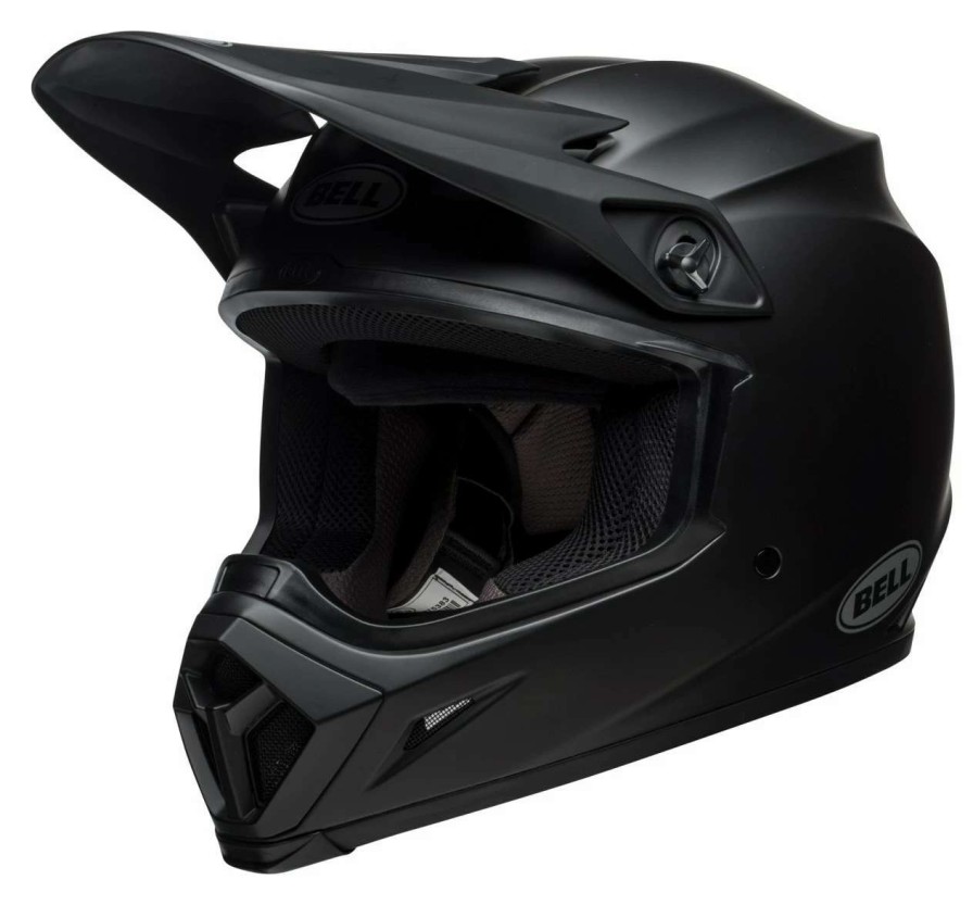 Dirt * | Bell Helmets Bell Mx-9 Mips Helmet Matte Black