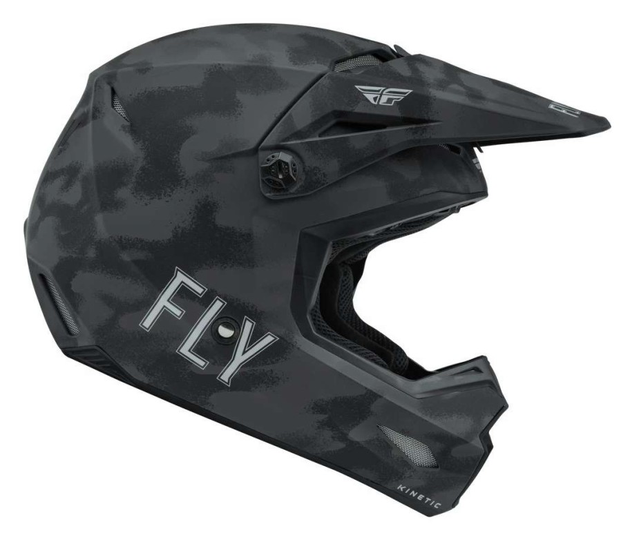 Dirt * | Fly Racing Dirt Fly Racing Kinetic S.E. Tactic Helmet Grey