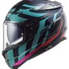 Full Face * | Ls2 Helmets Ls2 Challenger Gt Carbon Flames Helmet