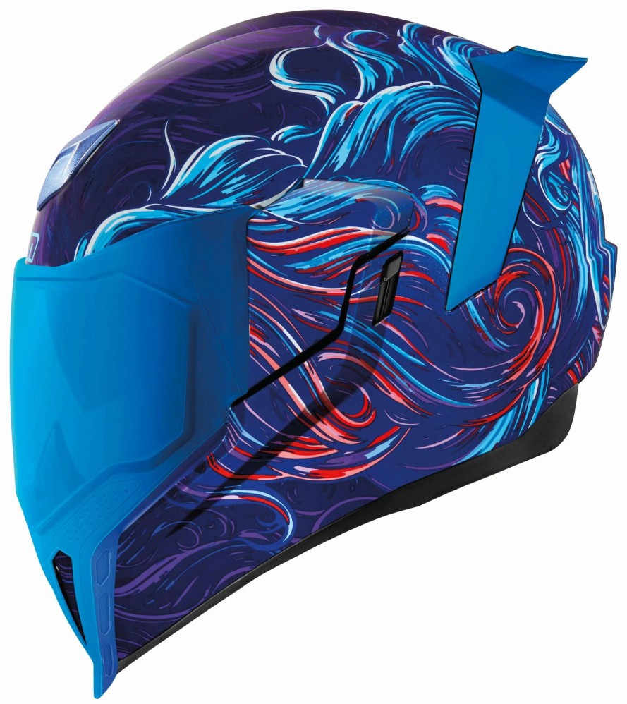 Full Face * | Icon Airflite Betta Helmet Blue