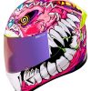 Full Face * | Icon Airfame Pro Beastie Bunny Helmet Pink/White/Blue