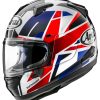 Full Face * | Arai Helmets Arai Signet-X Uk Flag Helmet Black/Red/Blue