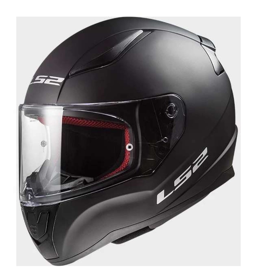 Full Face * | Ls2 Helmets Ls2 Rapid Youth Helmet Matte Black