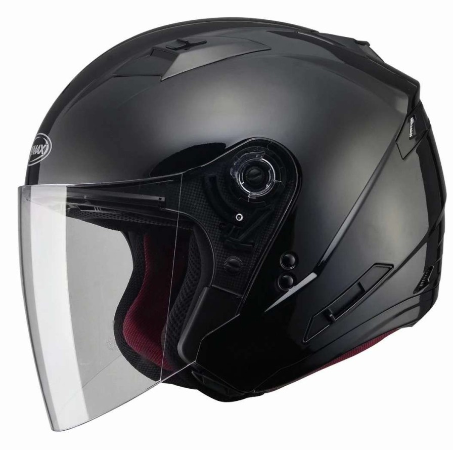 Open Face & 3/4 * | Gmax Helmets Gmax Of77 Helmet Solid - Safethelmets