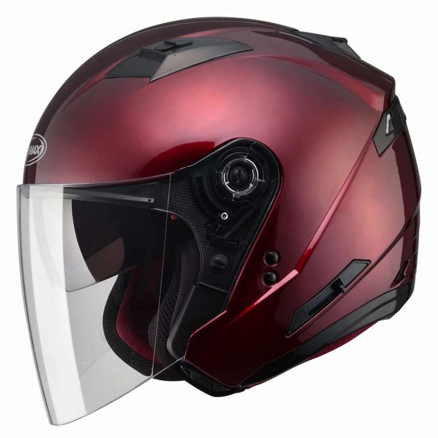 Open Face & 3/4 * | Gmax Helmets Gmax Of77 Helmet Solid - Safethelmets