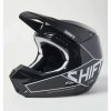 Dirt * | Shift Youth White Label Bliss Helmet Black/White