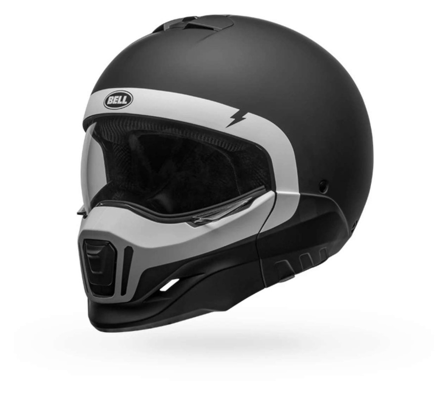 Open Face & 3/4 * | Bell Helmets Bell Broozer Cranium Helmet Matte Black/White