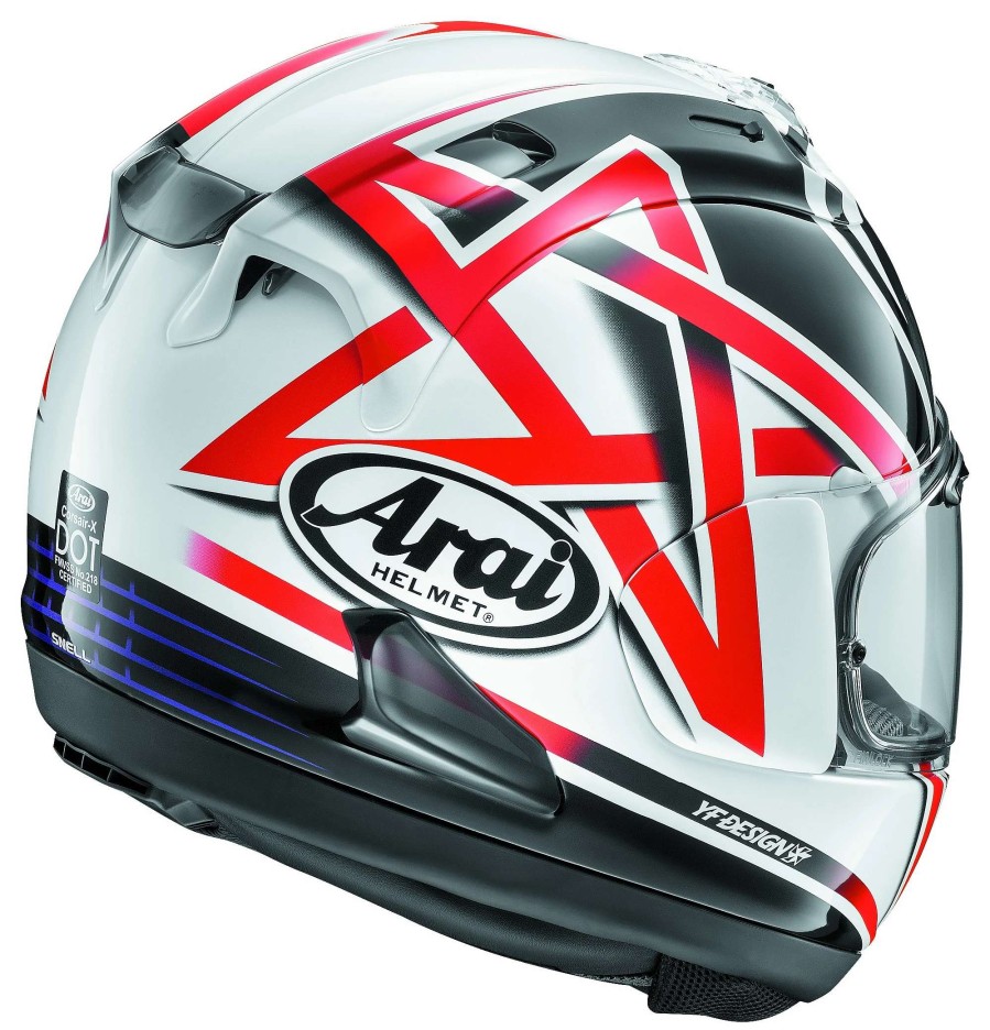 Full Face * | Arai Helmets Arai Corsair X Nakano Helmet Red/Black/White