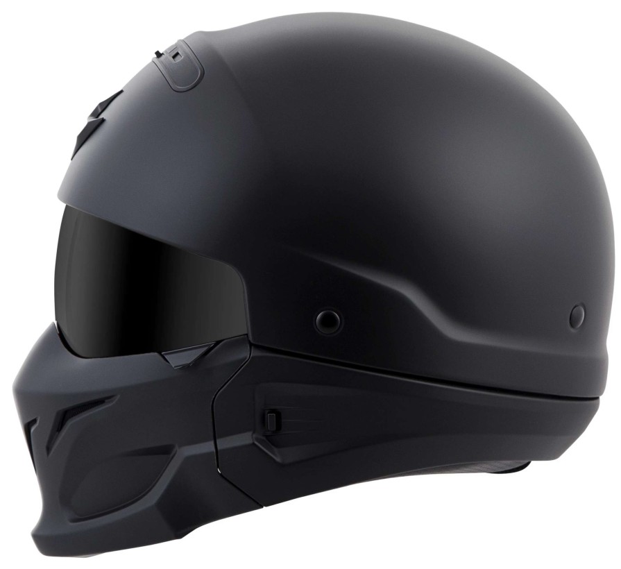 Open Face & 3/4 * | Scorpion Exo Covert Helmet Matte Black