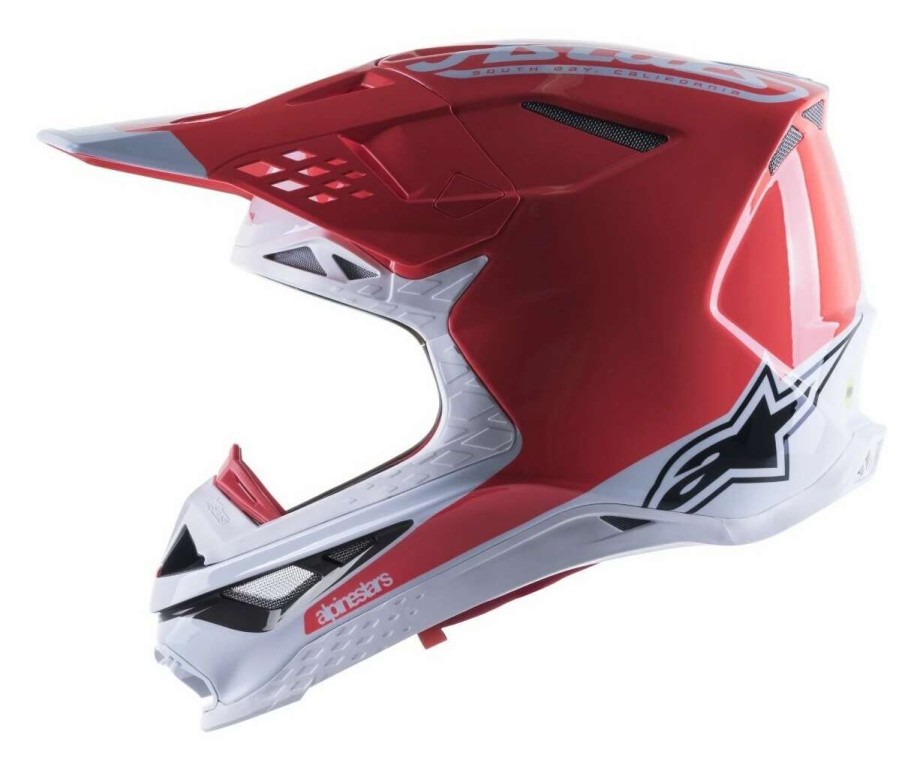 Dirt * | Alpinestars Supertech M10 Carbon Angel Le Helmet / Xs [Open Box] Black/Red