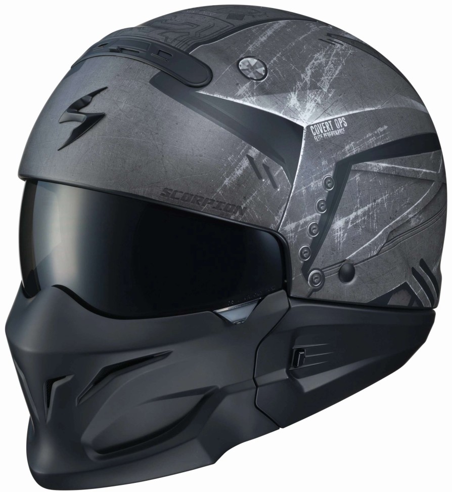 Open Face & 3/4 * | Scorpion Exo Covert Incursion Helmet Grey