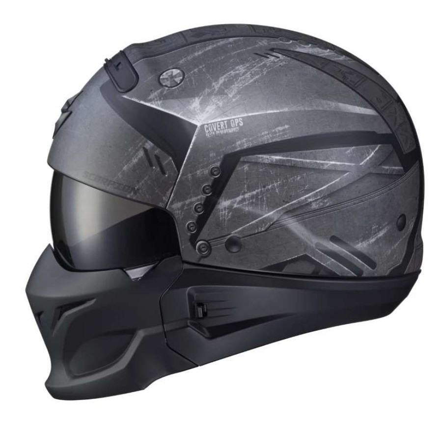 Open Face & 3/4 * | Scorpion Exo Covert Incursion Helmet Grey