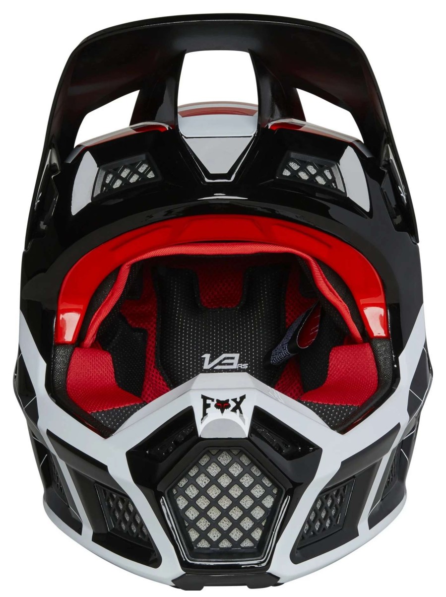 Dirt * | Fox Racing V3 Rs Celz Helmet Red/Black/White