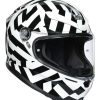 Full Face * | Agv Helmets Agv K6 Secret Helmet Black/White