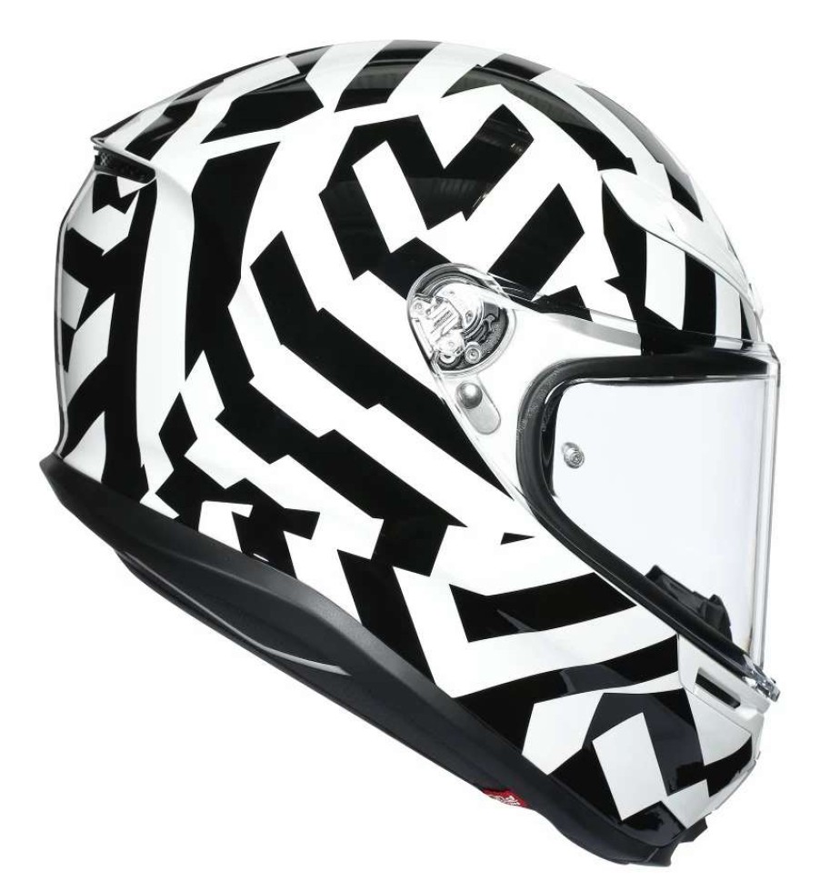 Full Face * | Agv Helmets Agv K6 Secret Helmet Black/White