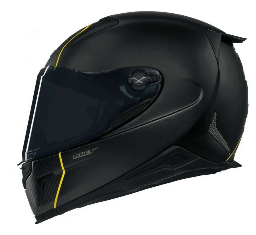 Full Face * | Nexx Helmets Nexx Xr2 Dark Division Carbon Helmet Black/Gold