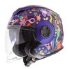 Open Face & 3/4 * | Ls2 Helmets Ls2 Verso Flora Brazil Helmet Matte Purple