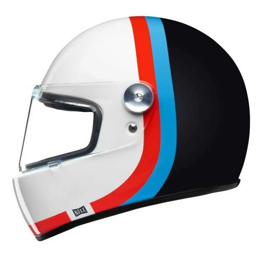 Full Face * | Nexx Helmets Nexx Xg100 Racer Speedway Helmet / Sm [Open Box] White/Blue/Red