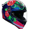 Full Face * | Agv Helmets Agv K1 Salom Helmet Blue/Pink/Green