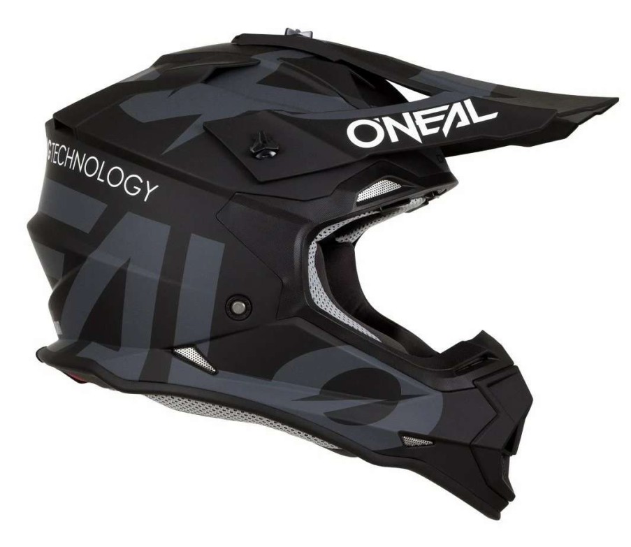 Dirt * | O'Neal 2 Series Slick Helmet Black/Grey