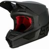 Dirt * | Fox Racing Youth V1 Matte Helmet Solid Matte Black