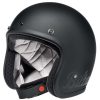 Open Face & 3/4 * | Biltwell Apparel Biltwell Bonanza Factory Helmet Flat Black