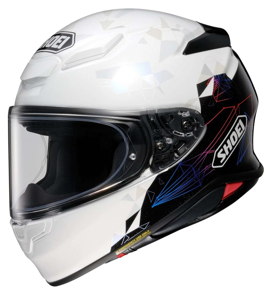 Full Face * | Shoei Helmets Shoei Rf-1400 Origami Helmet Black/White