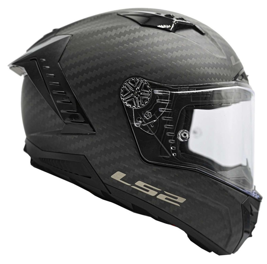 Full Face * | Ls2 Helmets Ls2 Thunder Carbon Helmet Carbon Fiber