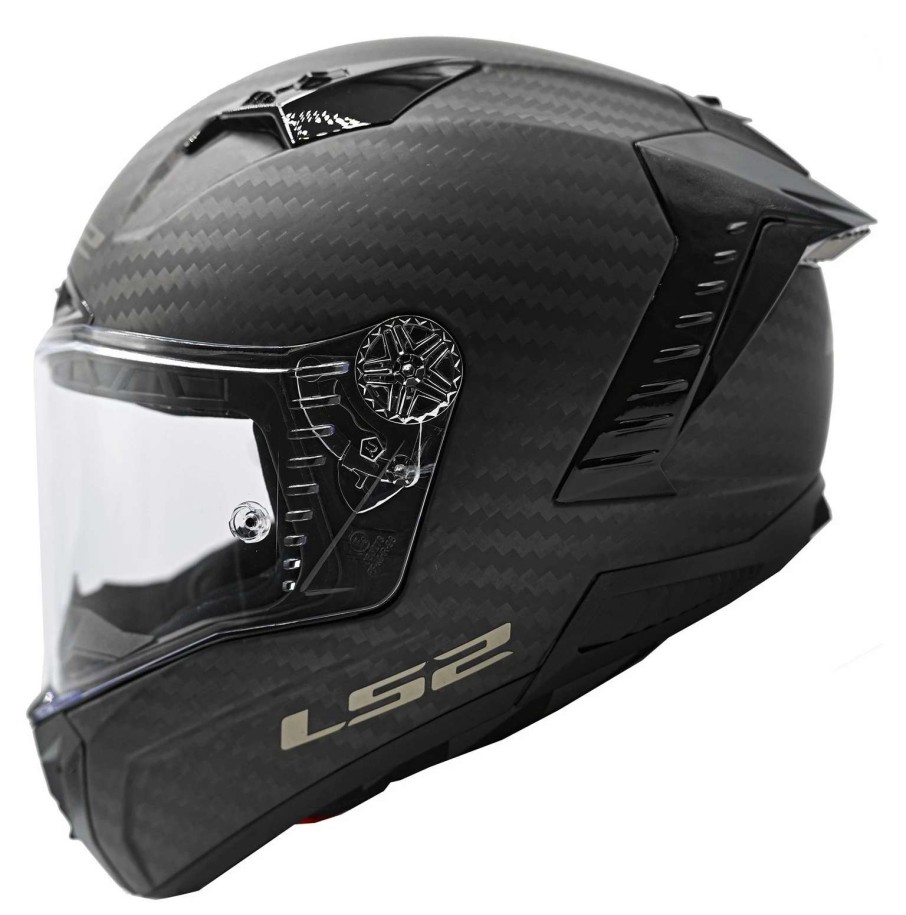 Full Face * | Ls2 Helmets Ls2 Thunder Carbon Helmet Carbon Fiber