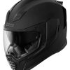 Full Face * | Icon Airflite Rubatone Helmet Black