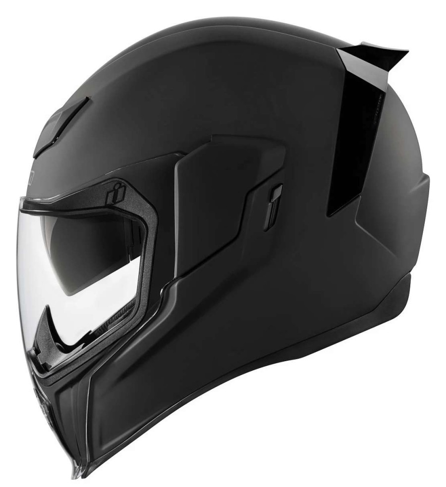 Full Face * | Icon Airflite Rubatone Helmet Black