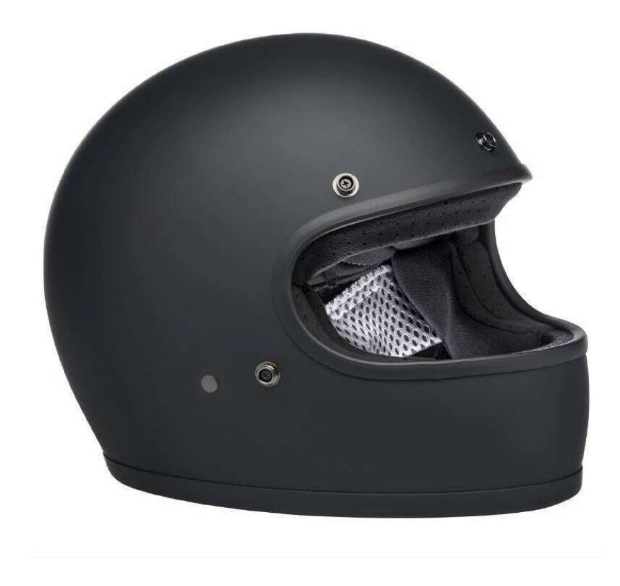 Full Face * | Biltwell Apparel Biltwell Gringo Ece Factory Helmet / Md [Open Box] Matte Black