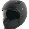 Open Face & 3/4 * | Speed And Strength Ss2400 Helmet Solid Matte Black