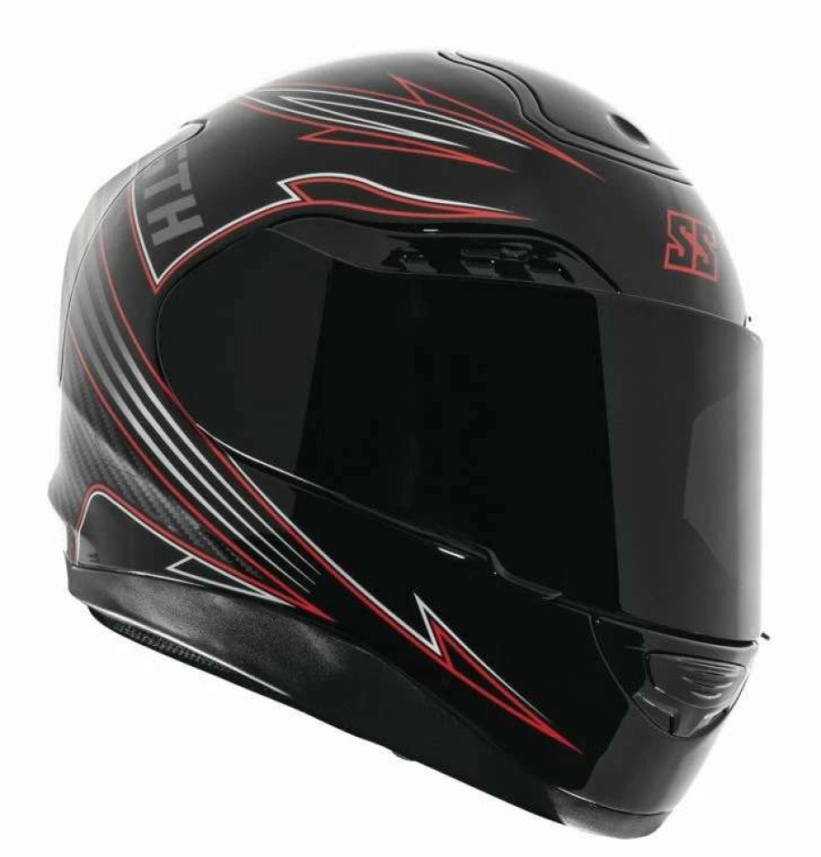 Full Face * | Speed And Strength Ss5100 Revolt Helmet (Xs) Black/Red