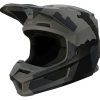 Dirt * | Fox Racing V1 Trev Helmet Black/Grey