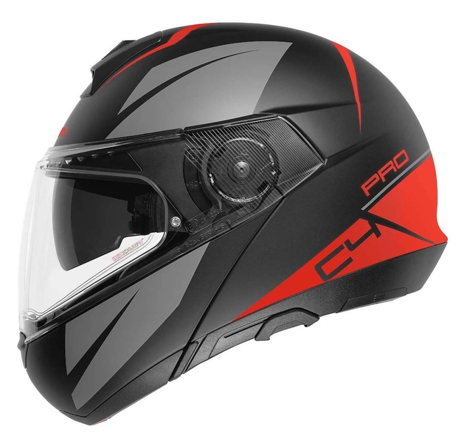 Modular * | Schuberth Helmets Schuberth C4 Pro Merak Helmet / Sm [Open Box] Black/Red