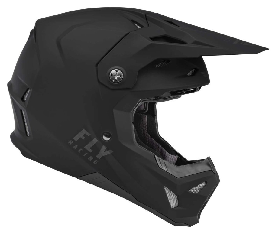 Dirt * | Fly Racing Dirt Fly Racing Youth Formula Cp Solid Helmet Matte Black