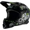 Dirt * | O'Neal 3 Series Attack Helmet Black/Neon Yellow