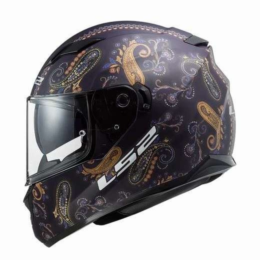 Full Face * | Ls2 Helmets Ls2 Stream Paisley Helmet Multi